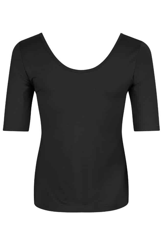 Very Cherry Natalya Top Black Tricot Deluxe La Vie en Rose Damesmode