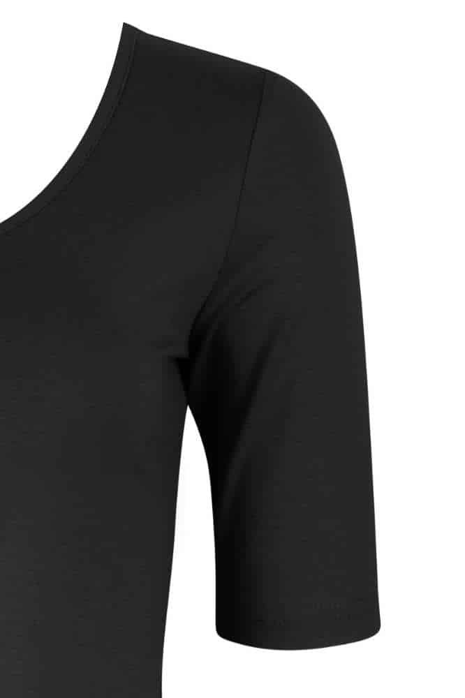 Very Cherry Natalya Top Black Tricot Deluxe La Vie en Rose Damesmode