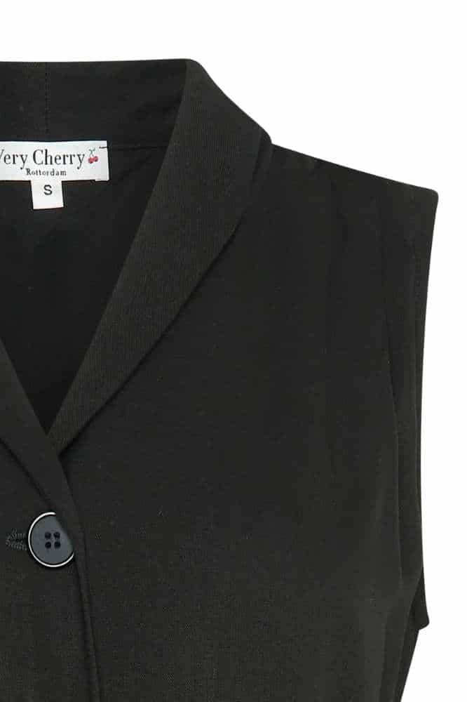 Very Cherry Nova Dress Olette Black - La Vie en Rose Damesmode