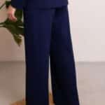Very Cherry Taylor Pants Navy Punty - La Vie en Rose Damesmode
