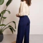 Very Cherry Taylor Pants Navy Punty - La Vie en Rose Damesmode