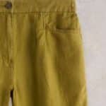 White Stuff Rowena Linen Trouser Khaki Green - La Vie en Rose Damesmode