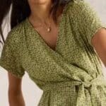 White Stuff Verity Linen Blend Jumpsuit Green Print - La Vie en Rose Damesmode