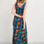 Seasalt Cornwall Polmanter Dress Screenprint Floral Maritime - La Vie en Rose Damesmode