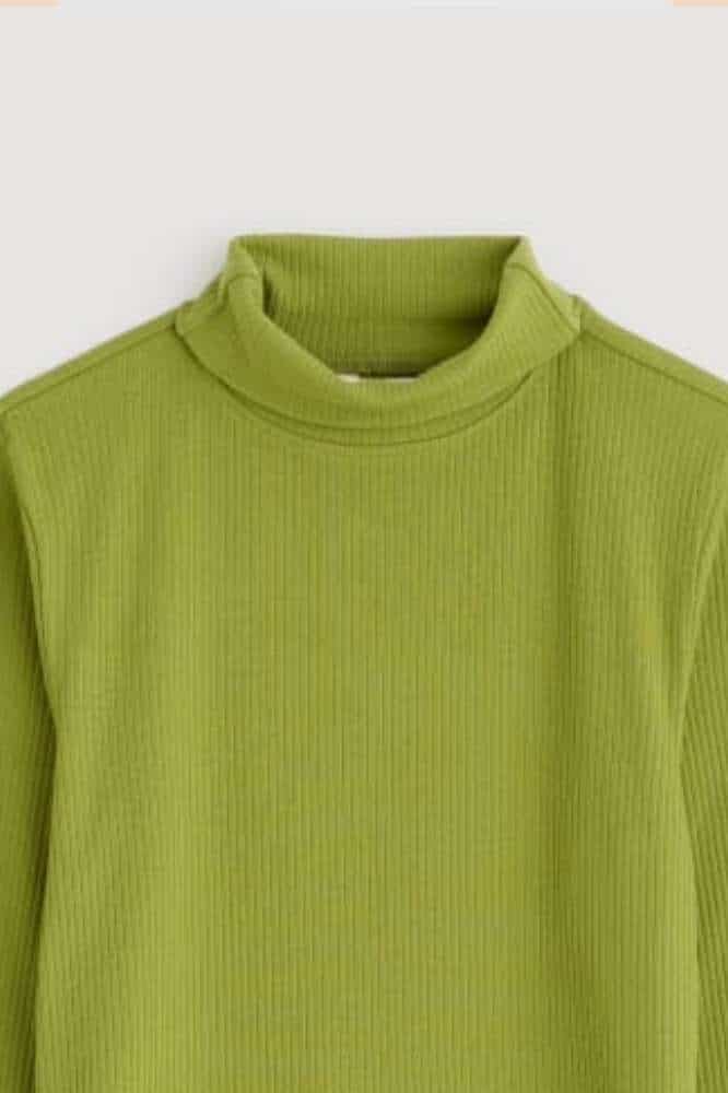 Seasalt Cornwall Hazel Rib Top Dark Citron - La Vie en Rose Damesmode