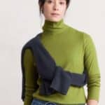 Seasalt Cornwall Hazel Rib Top Dark Citron - La Vie en Rose Damesmode