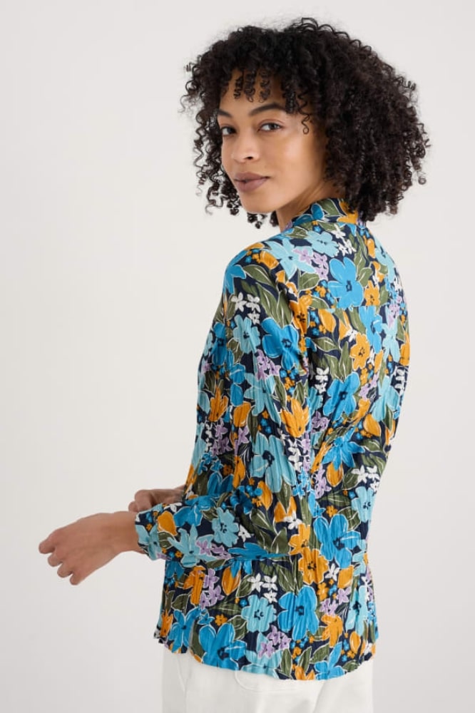 Larissa Shirt Citrus Floral Poseidon