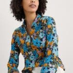 Larissa Shirt Citrus Floral Poseidon