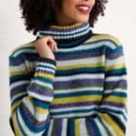 Seasalt Cornwall Braque Jumper Concertina Dark Citron Multi - La Vie en Rose Damesmode