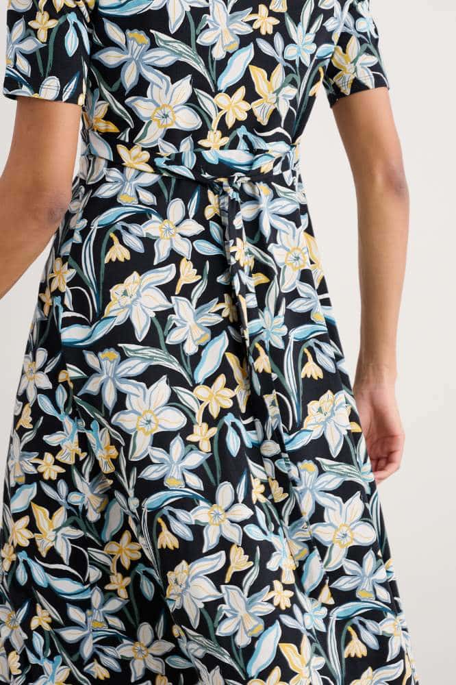 Seasalt Cornwall Carwynnen Dress Painted Daffodil Inkwell - La Vie en Rose Damesmode