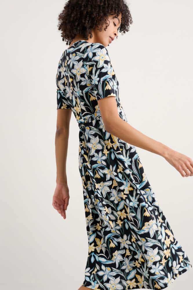 Seasalt Cornwall Carwynnen Dress Painted Daffodil Inkwell - La Vie en Rose Damesmode