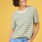 Seasalt Cornwall Copseland T-Shirt Pellitras Tumeric - La Vie en Rose Damesmode