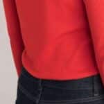 Seasalt Cornwall Gorse Lane Rib Top Tomato - La Vie en Rose Damesmode