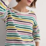 Seasalt Cornwall Knavock Jumper Mini Cornish Orchid Multi - La Vie en Rose Damesmode