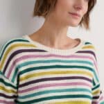 Seasalt Cornwall Knavock Jumper Mini Cornish Orchid Multi - La Vie en Rose Damesmode