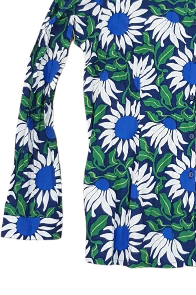 Seasalt Cornwall Larissa Shirt Bold Sunflower Marine - La Vie en Rose Damesmode