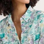 Seasalt Cornwall Larissa Shirt Garden Studio Sketch Chalk - La Vie en Rose Damesmode