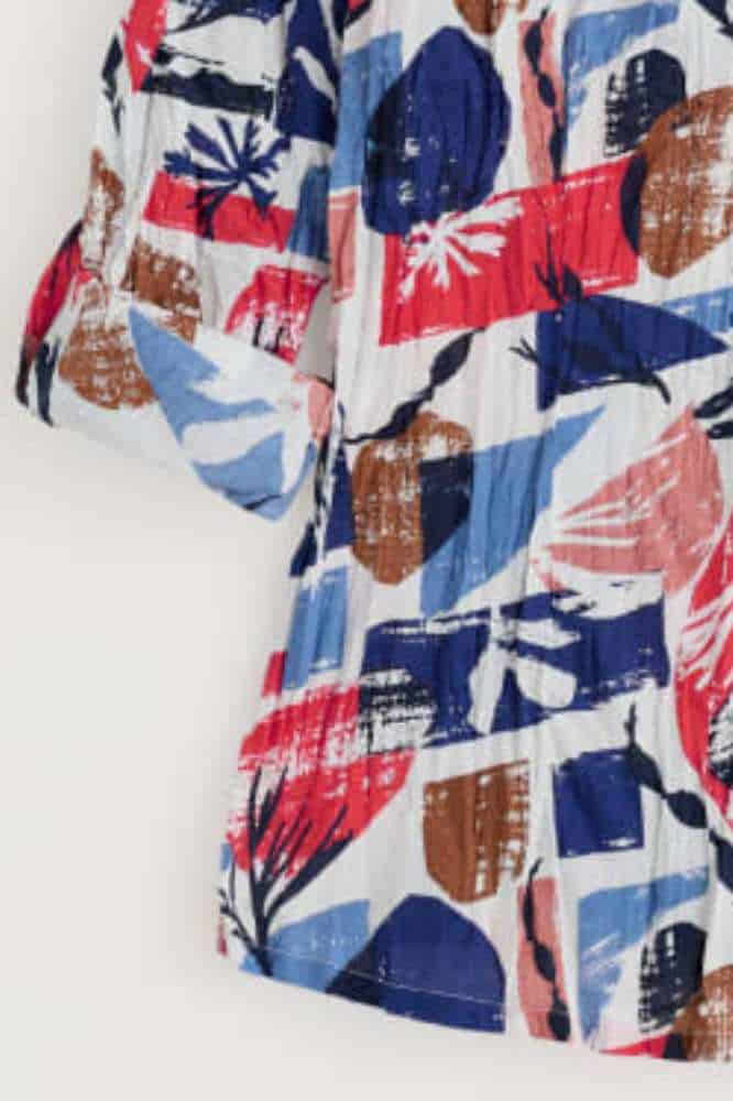 Seasalt Cornwall Larissa Shirt Marine Forms Chalk - La Vie en Rose Damesmode