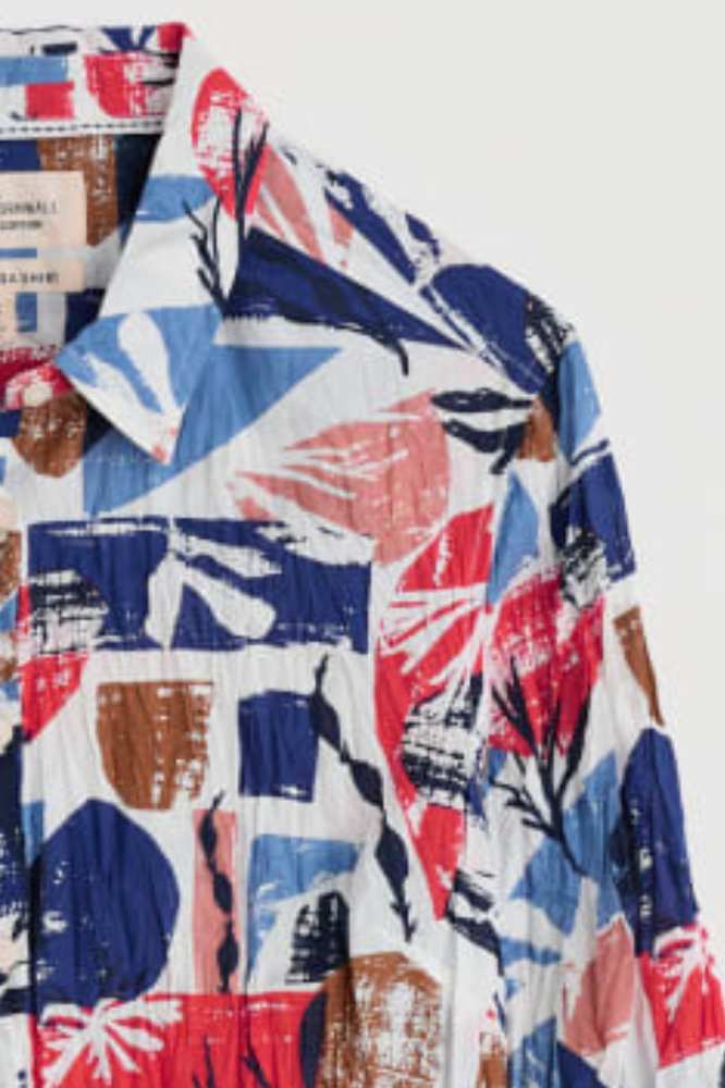 Seasalt Cornwall Larissa Shirt Marine Forms Chalk - La Vie en Rose Damesmode