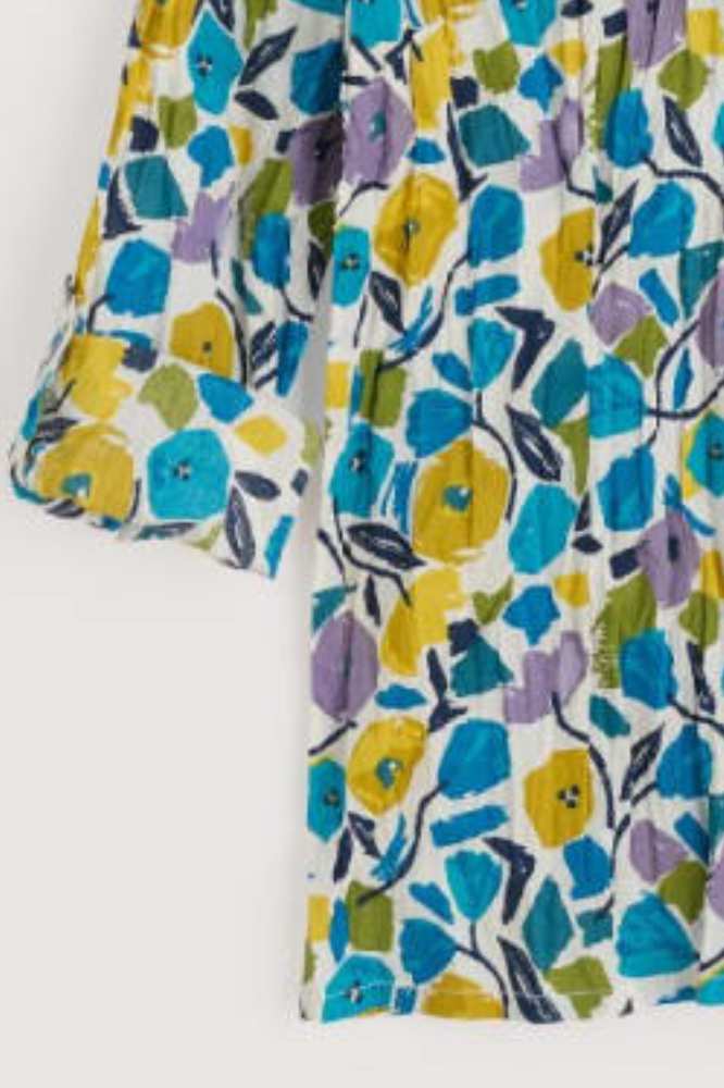 Seasalt Cornwall Larissa Shirt Zennor Blooms Chalk - La Vie en Rose Damesmode