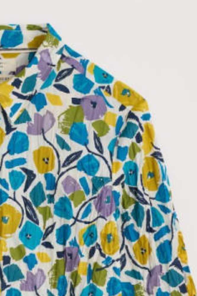 Seasalt Cornwall Larissa Shirt Zennor Blooms Chalk - La Vie en Rose Damesmode