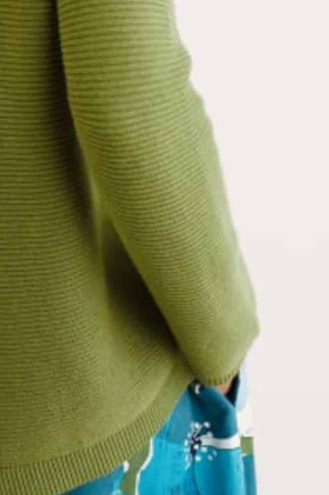 Seasalt Cornwall Makers Cotton Jumper Dark Citron - La Vie en Rose Damesmode