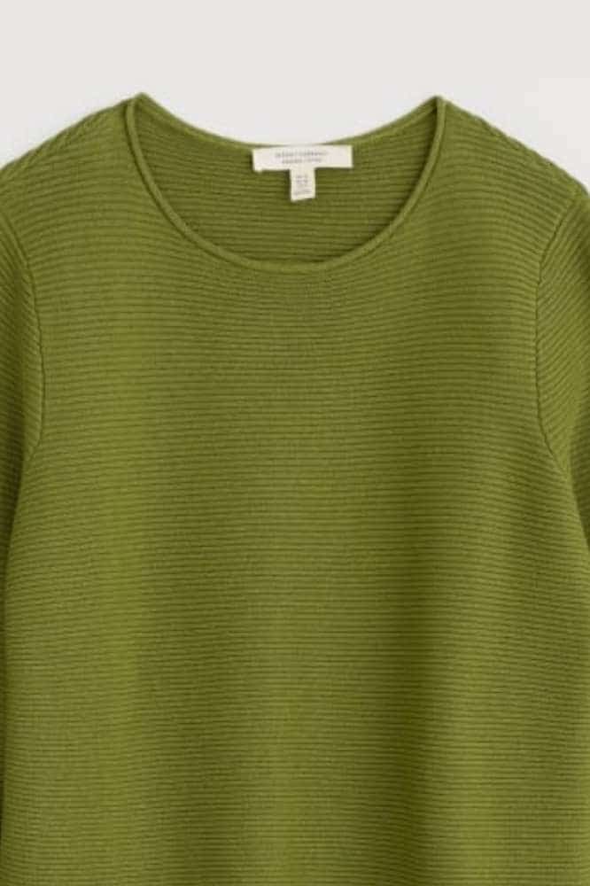 Seasalt Cornwall Makers Cotton Jumper Dark Citron - La Vie en Rose Damesmode