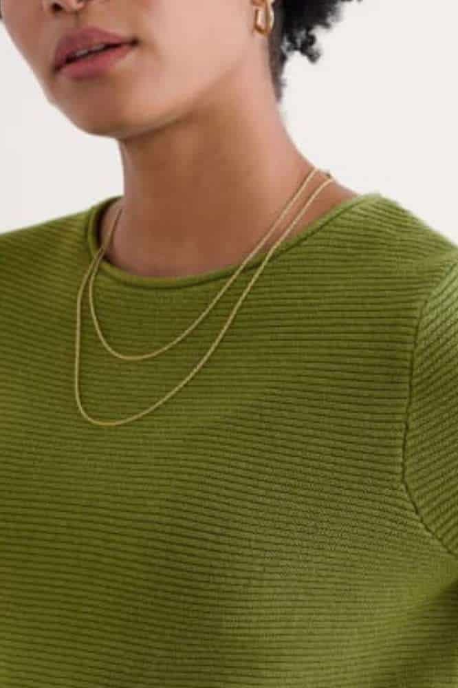 Seasalt Cornwall Makers Cotton Jumper Dark Citron - La Vie en Rose Damesmode