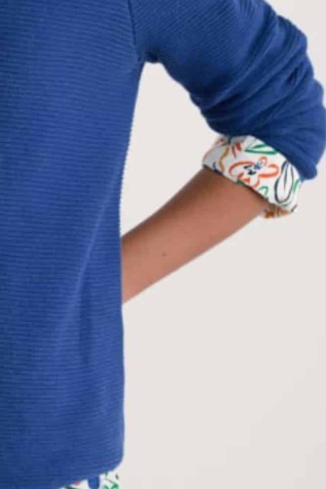 Seasalt Cornwall Makers Cotton Jumper Washed Marine - La Vie en Rose Damesmode