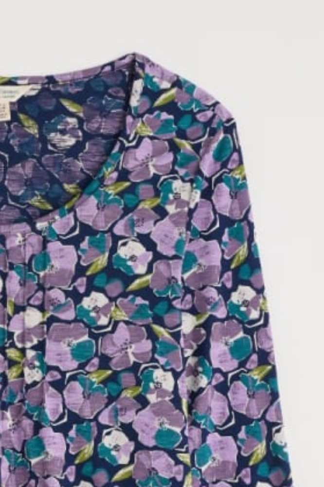 Seasalt Cornwall Penhollow Top Paper Helleborus Echium - La Vie en Rose Damesmode