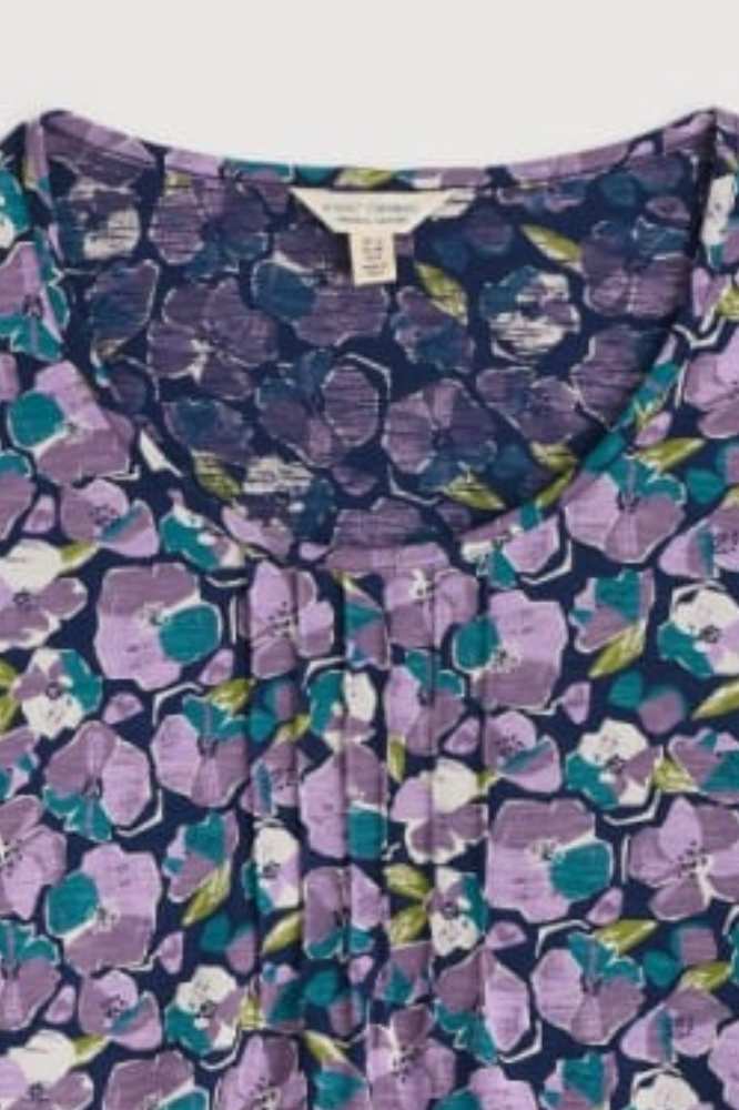 Seasalt Cornwall Penhollow Top Paper Helleborus Echium - La Vie en Rose Damesmode