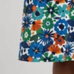 Seasalt Cornwall Rose Skirt Knee Screenprint Floral Chalk - La Vie en Rose Damesmode