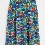 Seasalt Cornwall Rose Skirt Knee Screenprint Floral Chalk - La Vie en Rose Damesmode