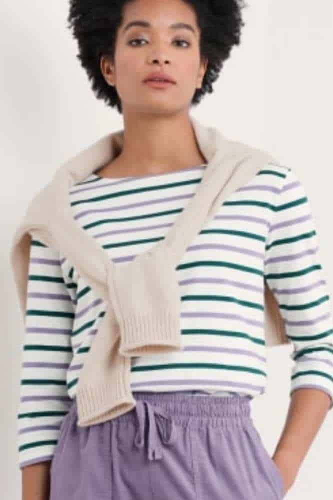 Seasalt Cornwall Sailor Top Duet Breton Echium - La Vie en Rose Damesmode