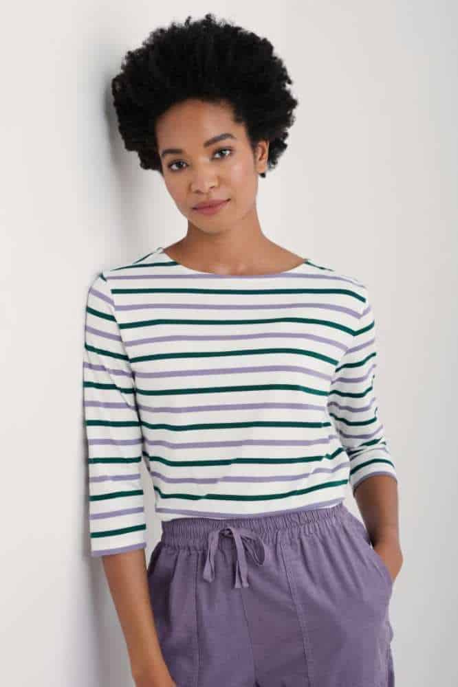 Seasalt Cornwall Sailor Top Duet Breton Echium - La Vie en Rose Damesmode