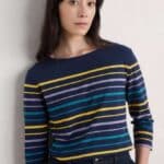 Seasalt Cornwall Sailor Top Falmouth Tri Shore Maritime Gorse - La Vie en Rose Damesmode