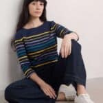 Seasalt Cornwall Sailor Top Falmouth Tri Shore Maritime Gorse - La Vie en Rose Damesmode