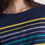 Seasalt Cornwall Sailor Top Falmouth Tri Shore Maritime Gorse - La Vie en Rose Damesmode