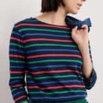 Seasalt Cornwall Sailor Top Tri Breton MAritime Glade - La Vie en Rose Damesmode