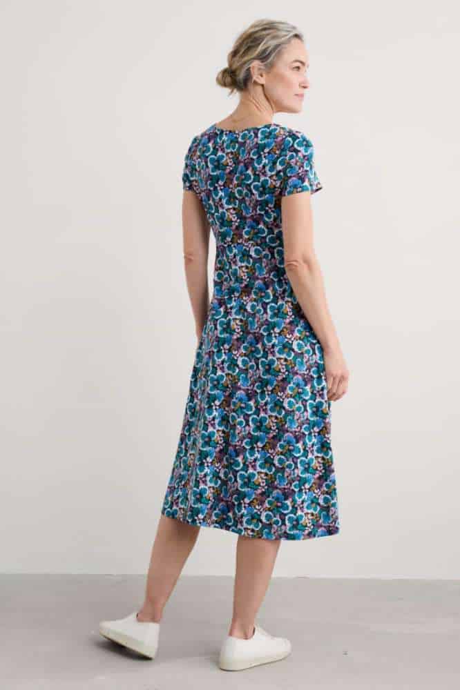 Seasalt Cornwall Secret Cove Dress Spring Geraniums Maritime - La Vie en Rose Damesmode