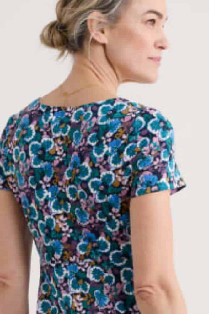 Seasalt Cornwall Secret Cove Dress Spring Geraniums Maritime - La Vie en Rose Damesmode