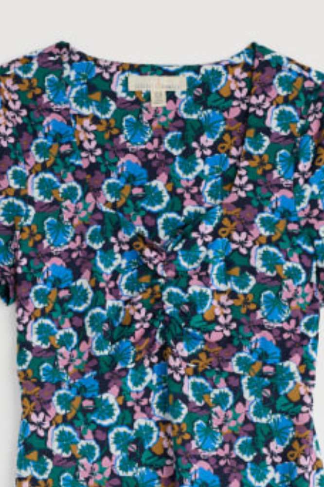 Seasalt Cornwall Secret Cove Dress Spring Geraniums Maritime - La Vie en Rose Damesmode