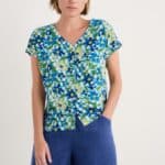 Seasalt Cornwall Studio Glass Top Picnic Floral Chalk - La Vie en Rose Damesmode