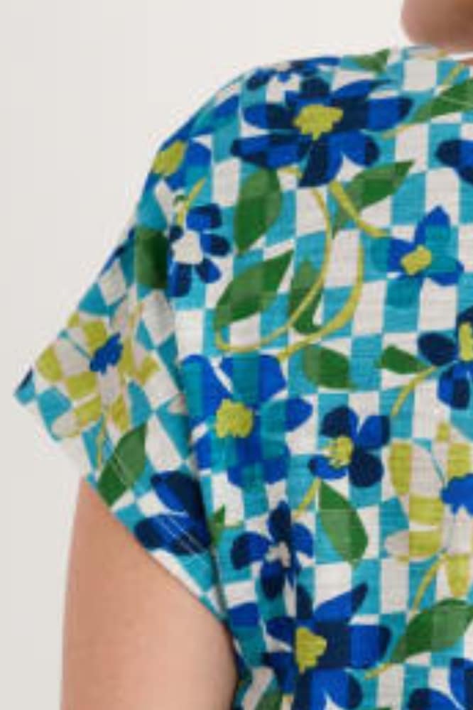 Seasalt Cornwall Studio Glass Top Picnic Floral Chalk - La Vie en Rose Damesmode