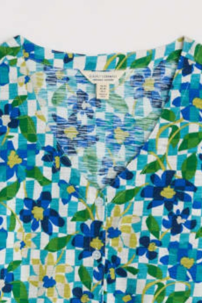 Seasalt Cornwall Studio Glass Top Picnic Floral Chalk - La Vie en Rose Damesmode