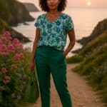 Seasalt Cornwall Studio Glass Top Picnic Floral Chalk - La Vie en Rose Damesmode