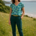 Seasalt Cornwall Studio Glass Top Picnic Floral Chalk - La Vie en Rose Damesmode