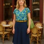 Seasalt Cornwall Studio Glass Top Picnic Floral Chalk - La Vie en Rose Damesmode