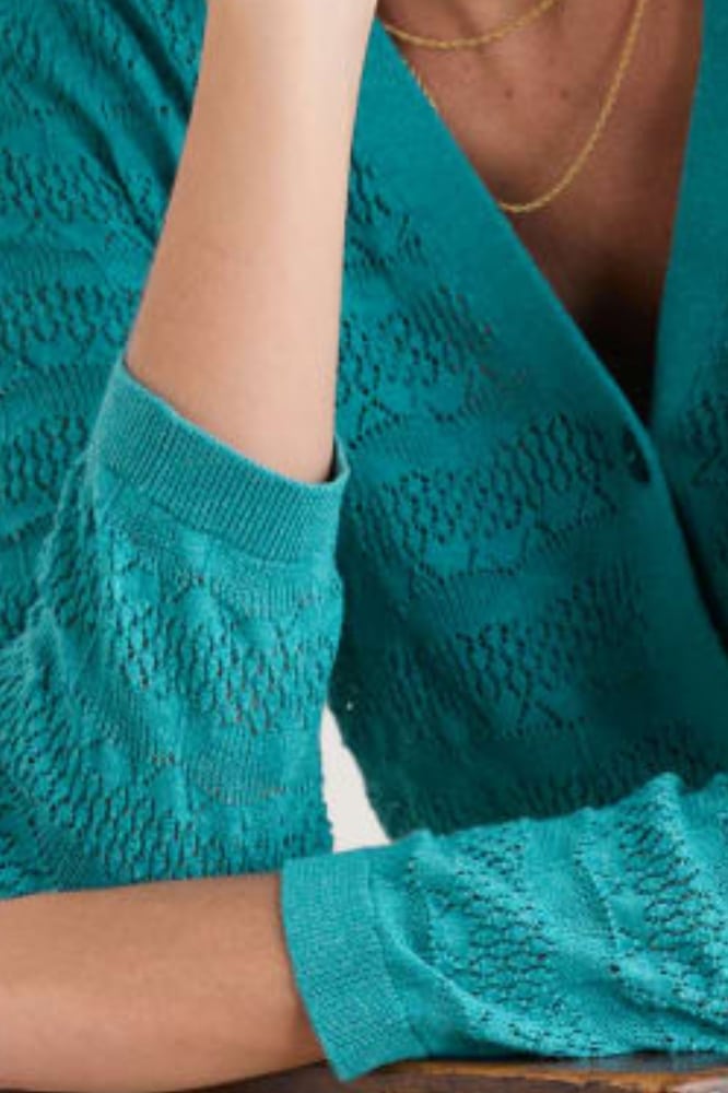 Seasalt Cornwall Sweet Day Cardigan Azurite - La Vie en Rose Damesmode