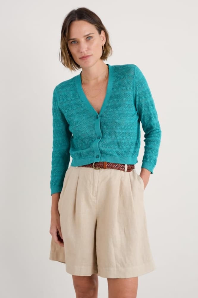 Seasalt Cornwall Sweet Day Cardigan Azurite - La Vie en Rose Damesmode
